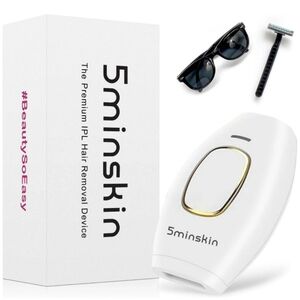 5minskin Permanent Laser Hair Removal Device at Home - Painless Epilator Skincar